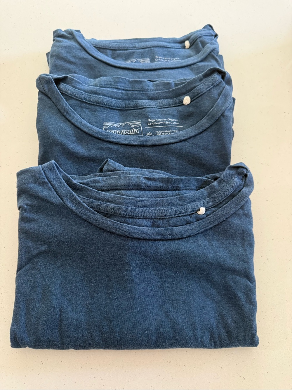 Patagonia reliabili-Tee three (3) pack Blue